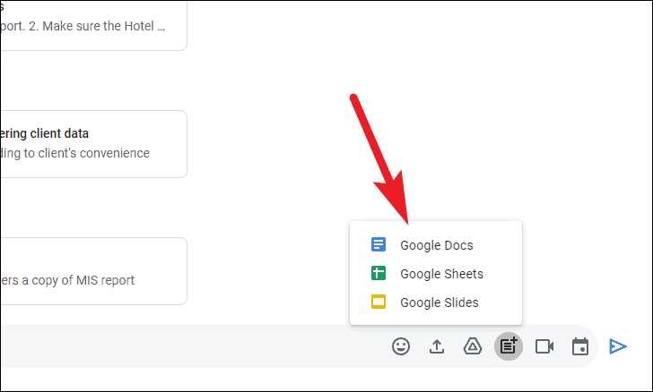 choose type of file