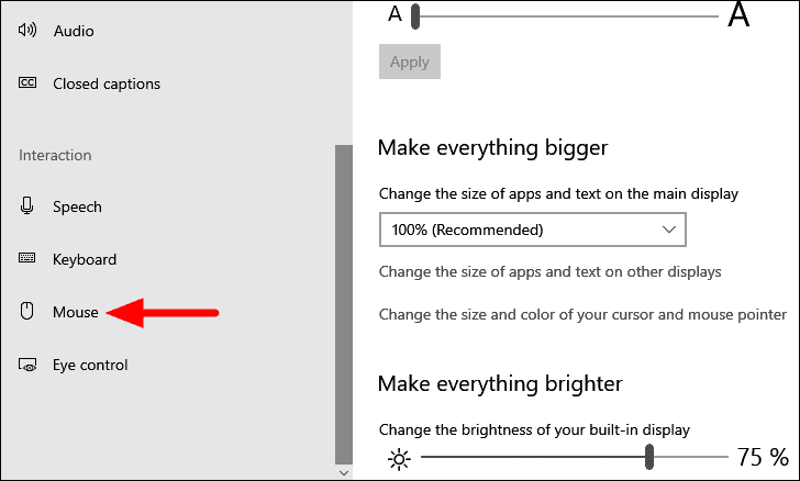 How To Enable Or Disable Mouse Keys Keyboard Shortcut In Windows