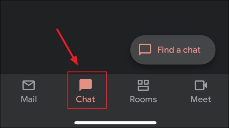 Select the Chat tab
