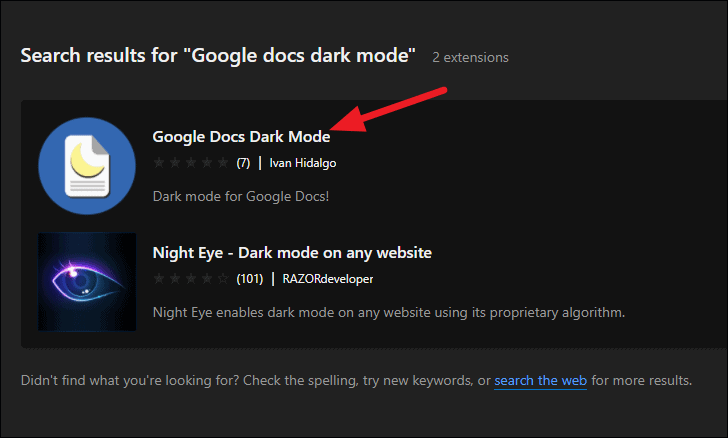 google docs dark mode safari extension