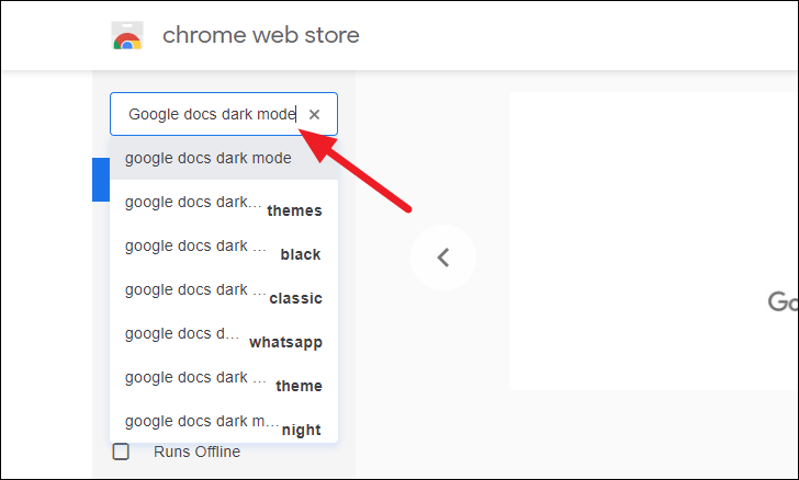 google docs dark mode safari extension