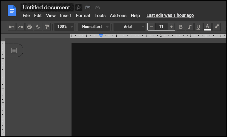 google docs dark mode safari extension