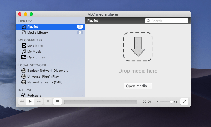 Play and view SFW files by dropping them onto VLC