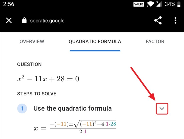 google lens homework solver