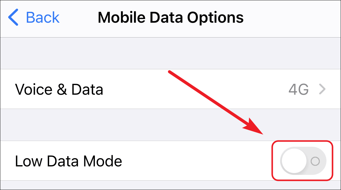 How to Turn Off Low Data Mode on iPhone