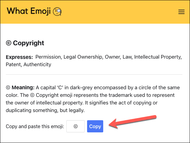 copyright symbol copy and paste