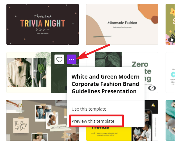 how to make slide presentation in canva