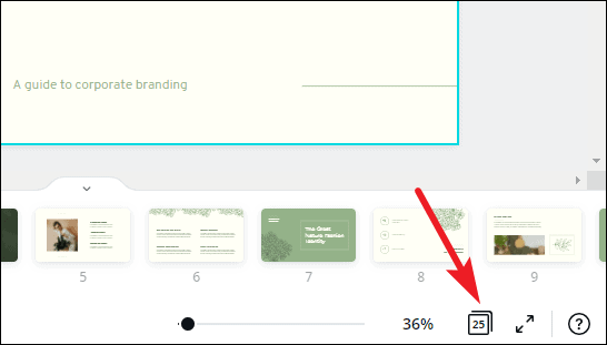 presentation size in canva