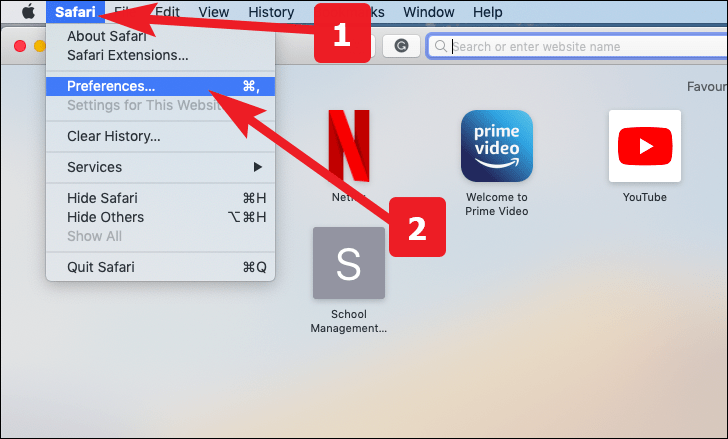 How to remove extensions in Safari