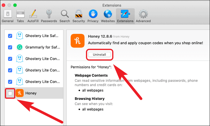 How to Pin the Scrible Extension in Mac Safari