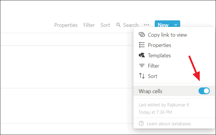 How To Wrap Text In A Notion Table