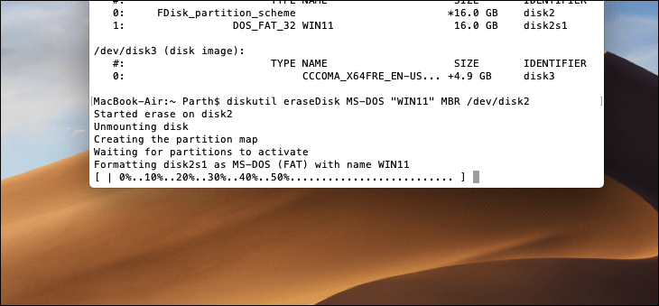 How to Make Windows 11 Bootable USB on macOS