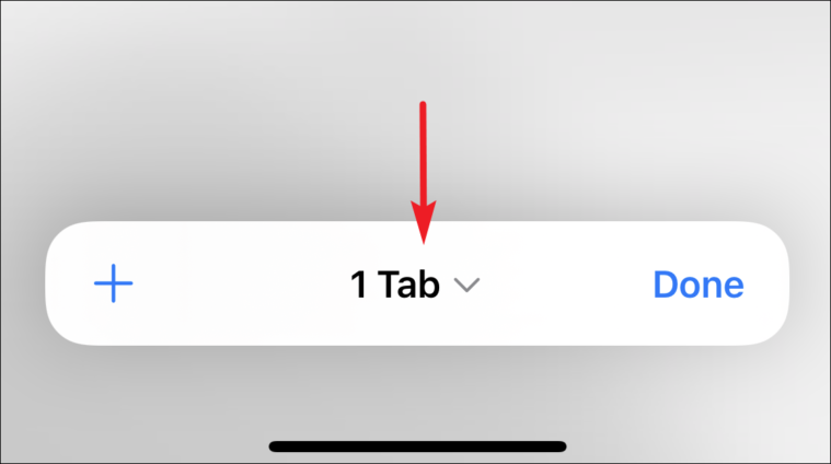click on center bar to access create tab group menu in safari