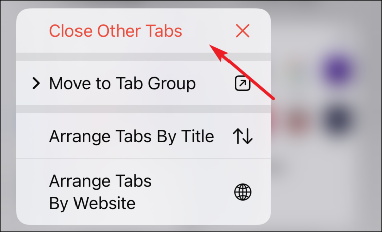 grouping tabs on safari