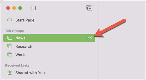 remove tab groups from safari