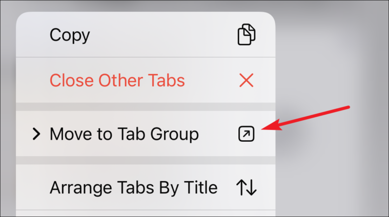 remove tab groups from safari