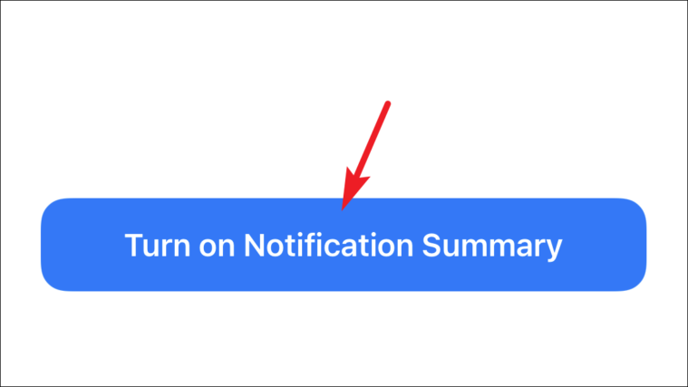 turn on notification summary