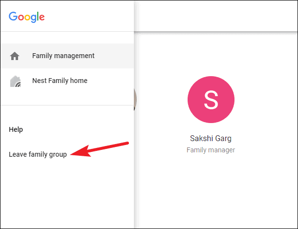 Google family код