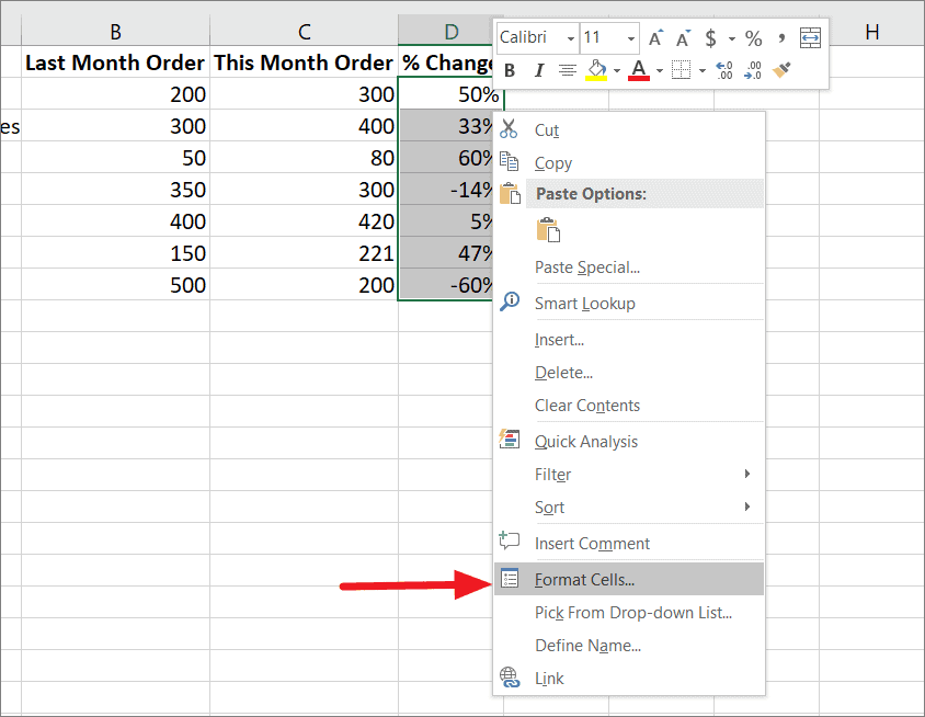 How to Calculate Percent Change in Excel [Formula]