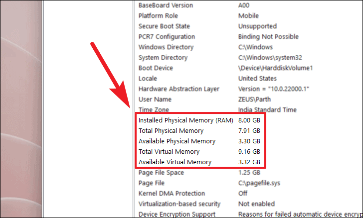 How to Check RAM on Windows 11