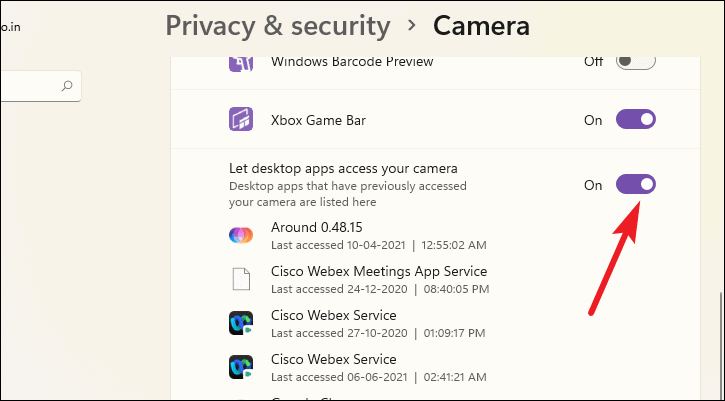 How To Enable Or Disable Camera In Windows 11 2300