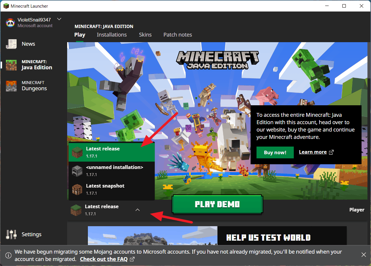 How to Update Minecraft in Windows 11