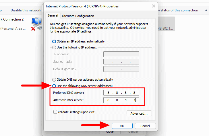 Как подключить днс сервер на вай фай 7 Ways to Fix DNS Server Unavailable Error in Windows 11