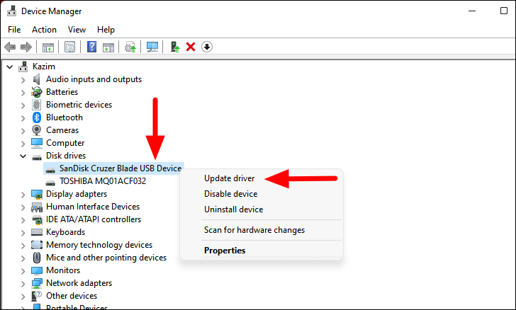 fix usb drive letter assignment