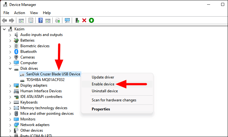 fix usb drive letter assignment