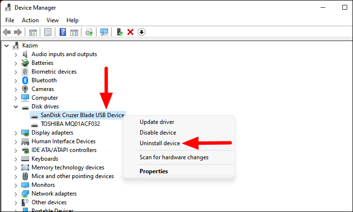 fix usb drive letter assignment