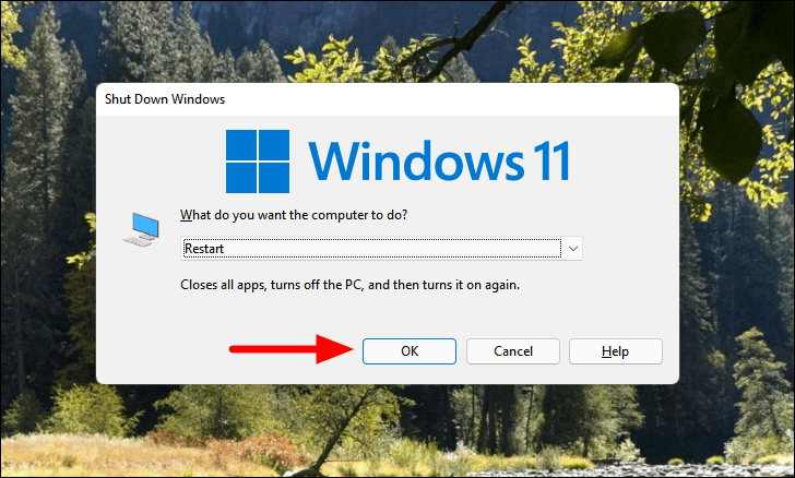 how to reboot my pc windows 11