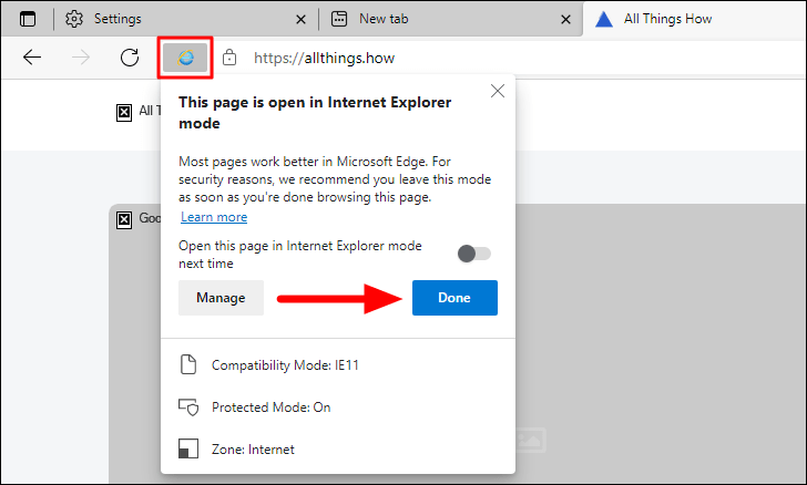 internet explorer mode in safari