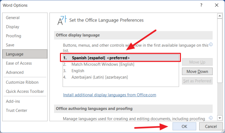 How to Change Language in Microsoft Word