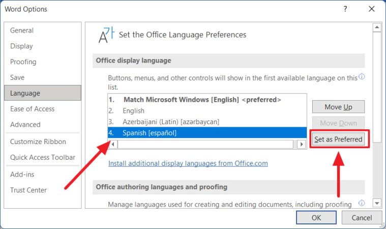 How to Change Language in Microsoft Word