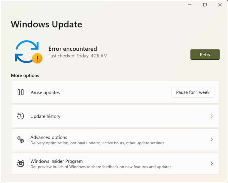 How To Fix Error Encountered Issue In A Windows 11 Update 9149