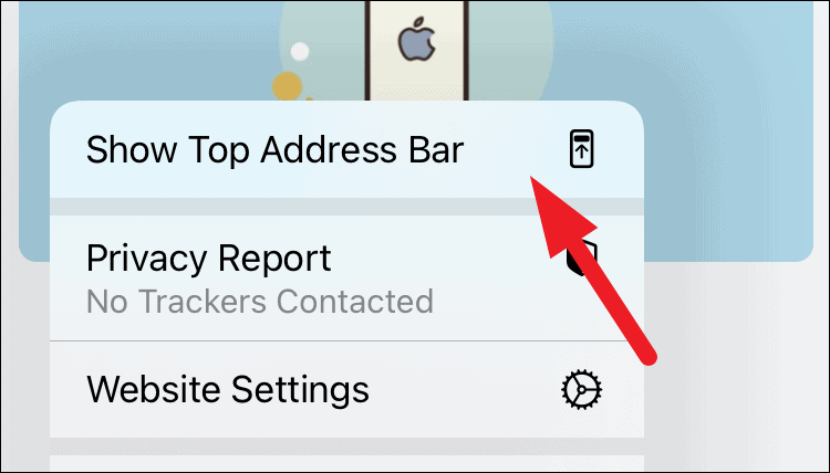 how to change safari search bar position