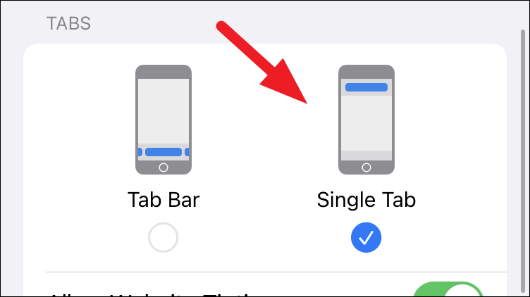 how to change safari search bar position