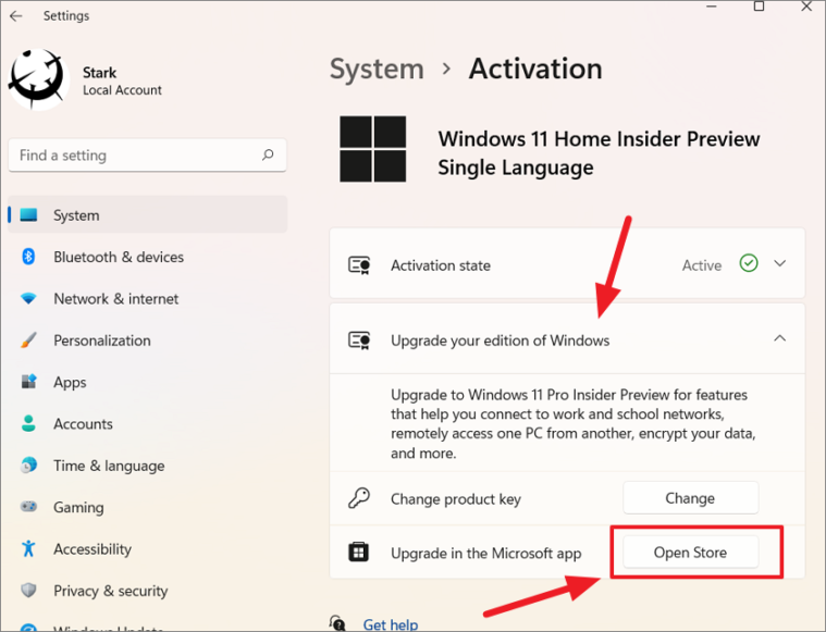 How to Upgrade Windows 11 Home to Windows 11 Pro