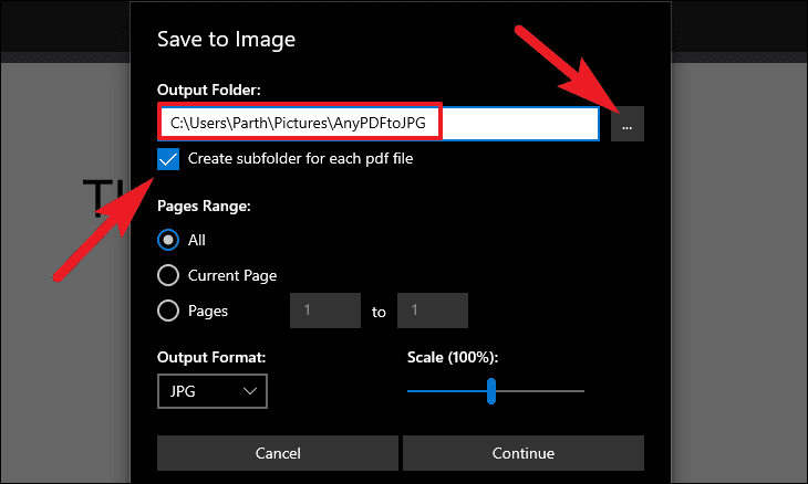 How to Change / Convert PDF to GIF or JPG File on Windows 10/11/7