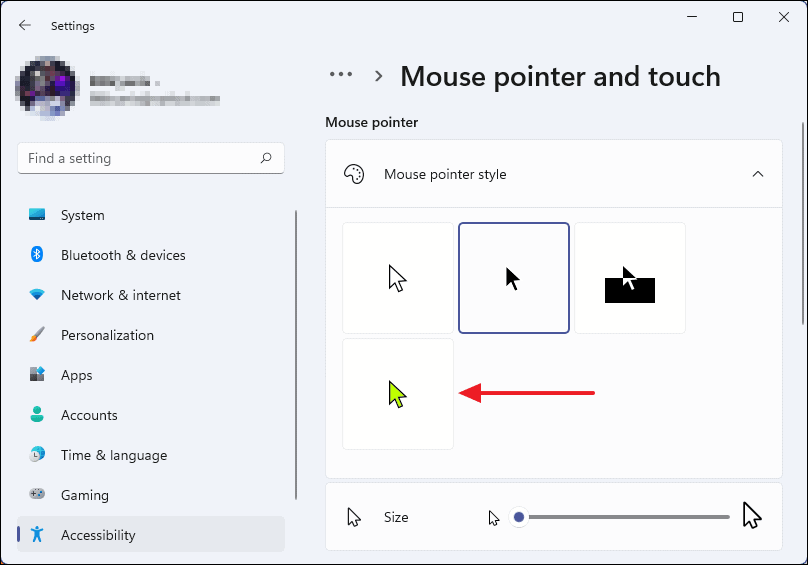 Windows 11 dark theme Cursors