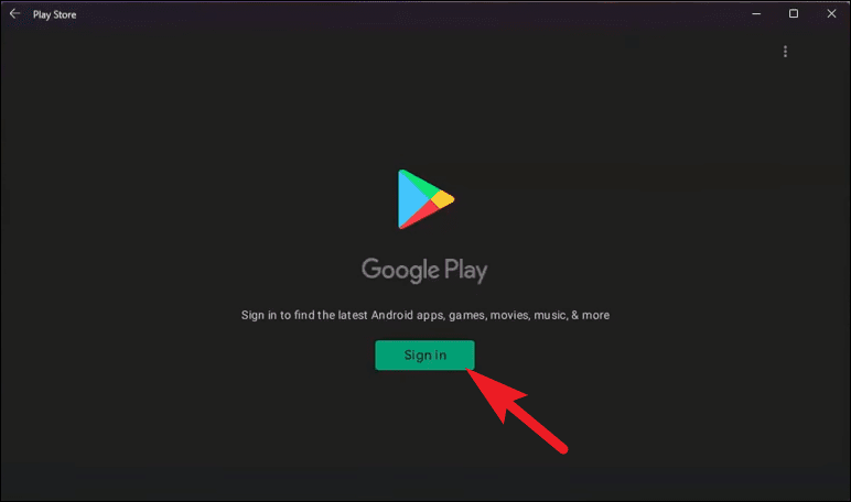 Google Play Store Download for PC & Install in Windows 11/10