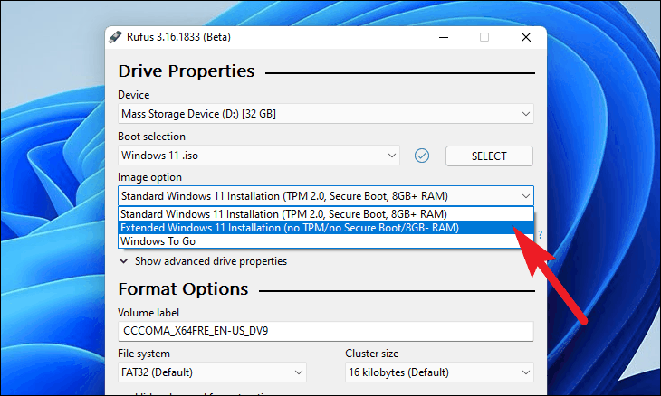 Create bootable Windows 11 ISO without TPM, Secure Boot and RAM  requirements.