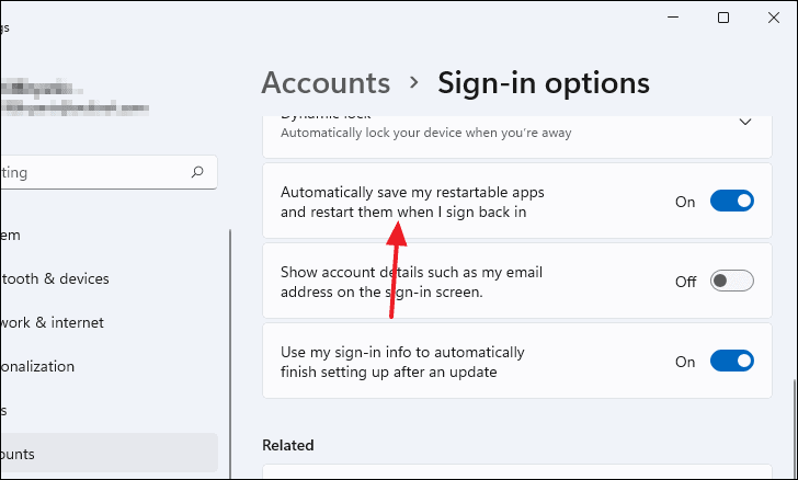 How to Stop Windows 11 From Reopening Apps on Sign-in or Restart