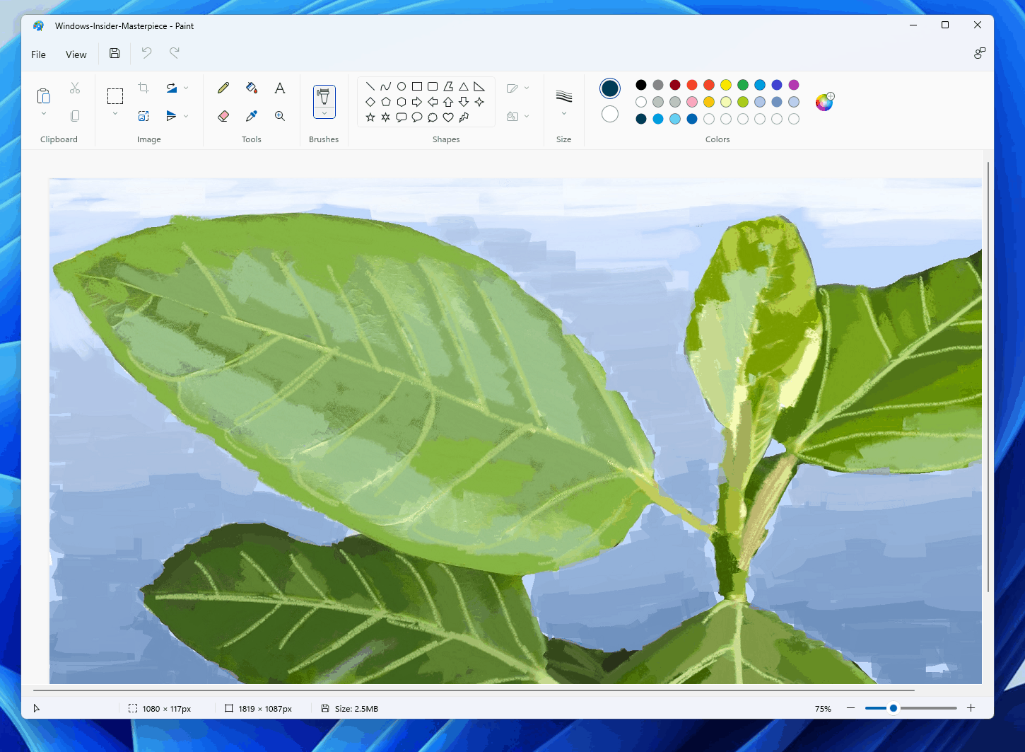 Paint mới trên Windows 11 mang đến cho bạn những tính năng cải tiến và giao diện thân thiện hơn nhiều so với phiên bản trước. Bây giờ bạn có thể thiết kế các hình ảnh ấn tượng hơn bao giờ hết với Paint mới. Hãy xem hình ảnh để biết thêm chi tiết về cách sử dụng Paint mới trên Windows 11 và trổ tài sáng tạo của mình.