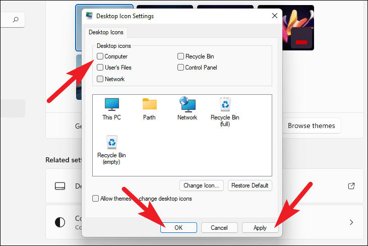 Muốn tùy biến giao diện máy tính Windows 11 một cách cá nhân hóa hơn? Đừng bỏ lỡ bức ảnh liên quan đến việc thay đổi hay xóa biểu tượng trên màn hình desktop của bạn.