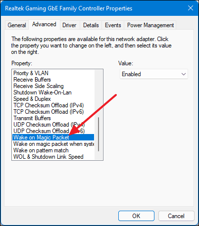 How to Enable Wake on LAN in Windows 11