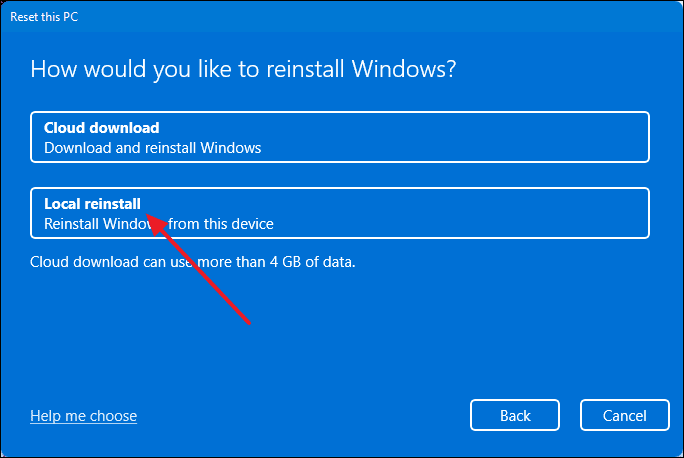 Reset имя. Локальная переустановка Windows 10. Локальная переустановка Windows 10 или из облака. Объект содержащий функции для загрузки и сохранения изображений. Локальная переустановка Windows что это.