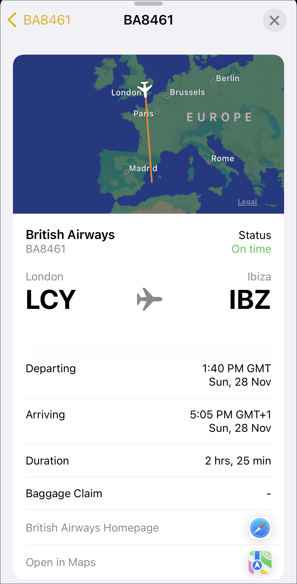 Ba tracking