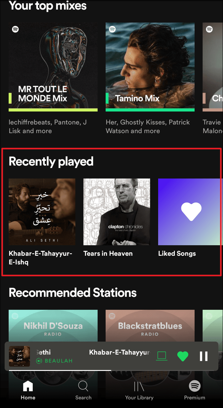 How to View Recently Played Songs, Playlists, Albums on Spotify