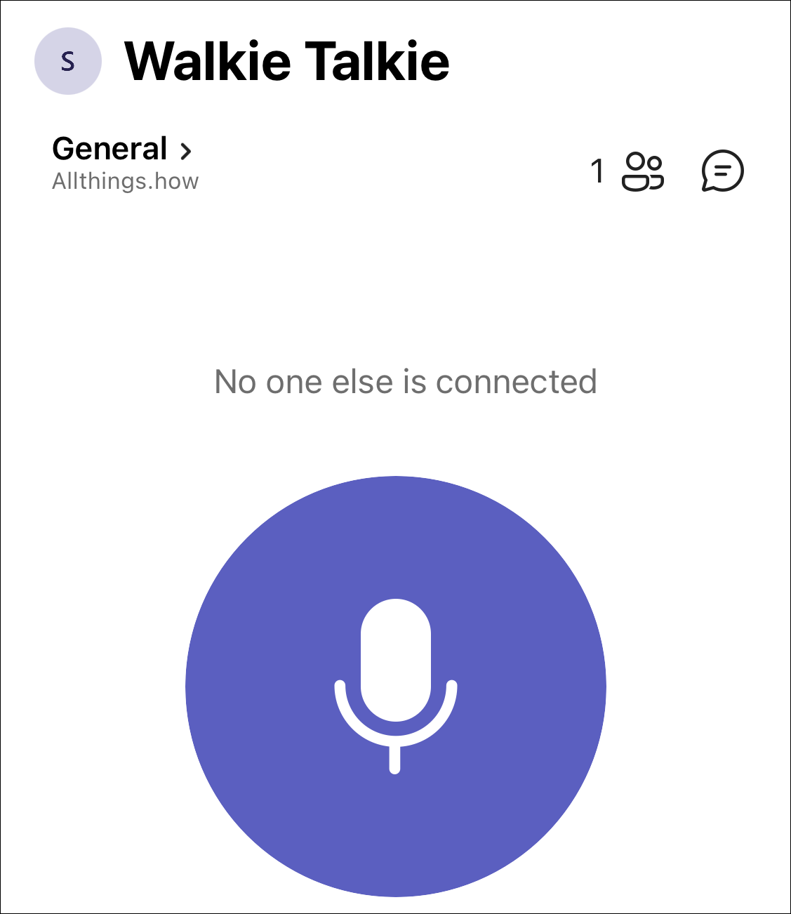 Buitenshuis Vochtigheid ontspannen How to Enable and Use Walkie Talkie in Microsoft Teams